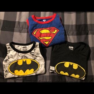 Toddler boy DC tank tops